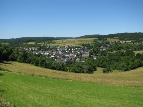 Blick von Osten auf Dillenburg-Eibach